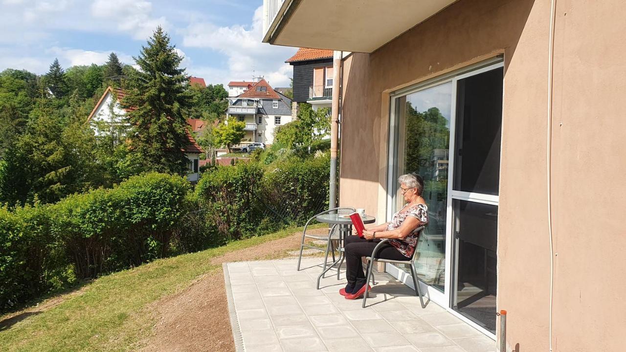 Schloßberg Ferienwohnung Waldeck  Exterior foto